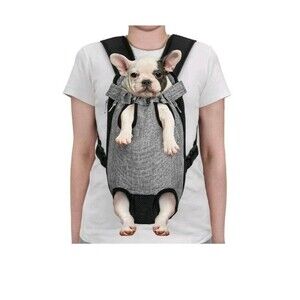 PetAmi Front-facing Pet Carrier Backpack In Grey Heathered. MED NWT  Fur Babies